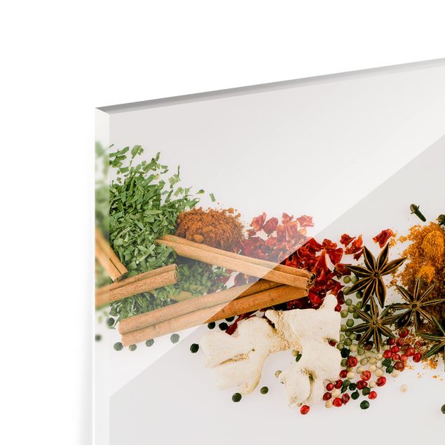 Painel anti-salpicos de cozinha Spices And Dried Herbs