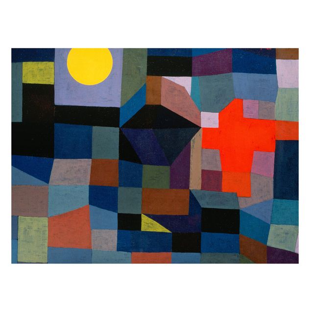 Quadros por movimento artístico Paul Klee - Fire At Full Moon
