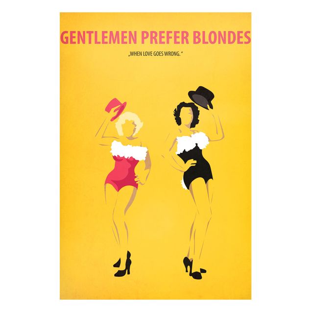 Quadros famosos Film Poster Gentlemen Prefer Blondes