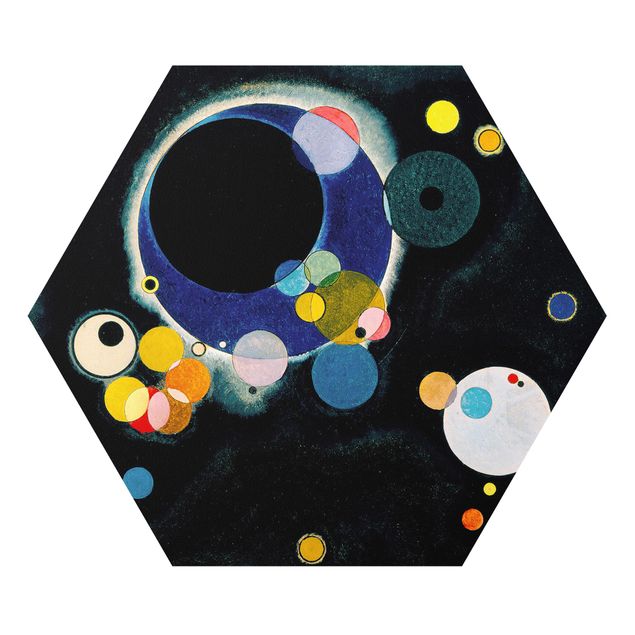 Quadros abstratos Wassily Kandinsky - Sketch Circles