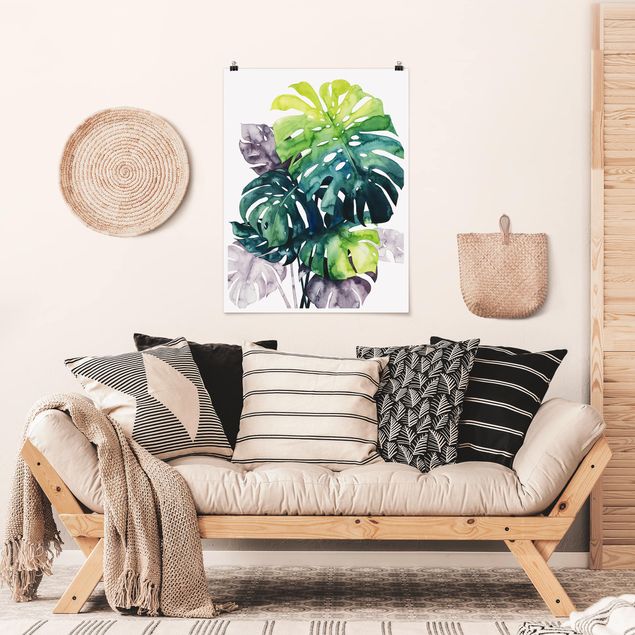 Posters flores Exotic Foliage - Monstera