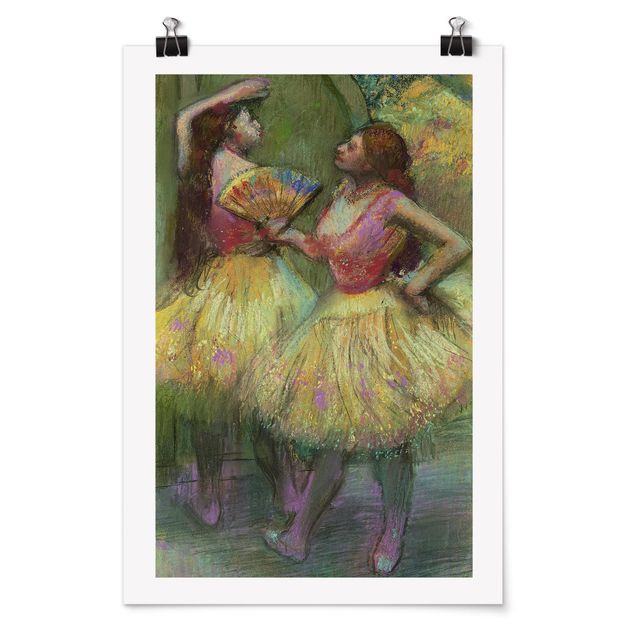 Posters quadros famosos Edgar Degas - Two Dancers Before Going On Stage