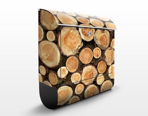 Caixas de correio imitação madeira No.YK18 Tree Trunks
