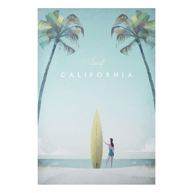 quadro com paisagens Travel Poster - California