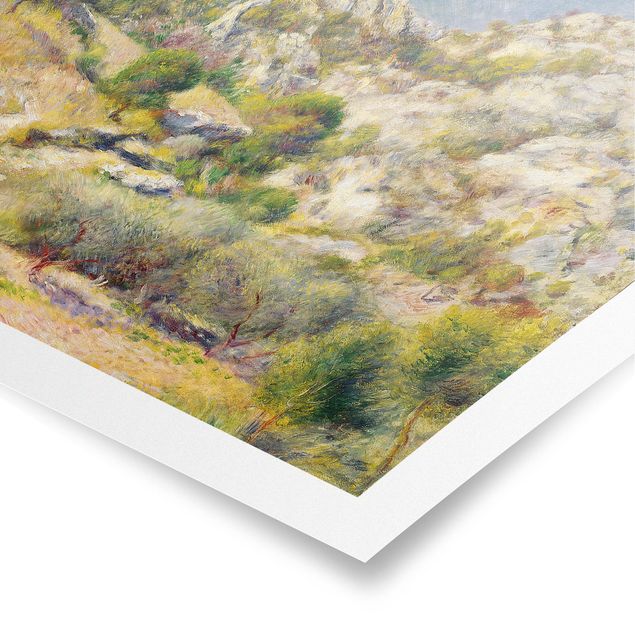 quadro com paisagens Auguste Renoir - Rock At Estaque