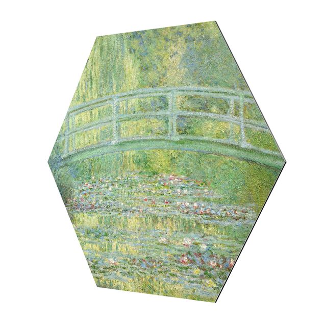 Quadros natureza Claude Monet - Japanese Bridge