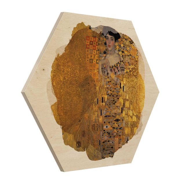 Quadros de Gustav Klimt WaterColours - Gustav Klimt - Portrait Of Adele Bloch-Bauer I
