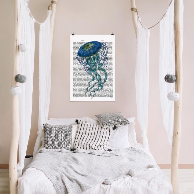 Posters frases Animal Reading - Jellyfish