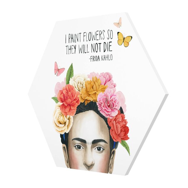 Quadros multicoloridos Frida's Thoughts - Flowers