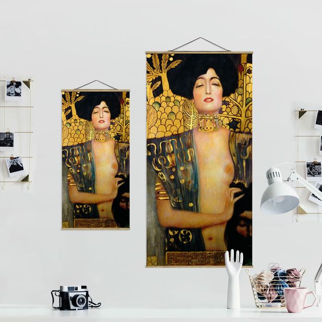 Quadros retratos Gustav Klimt - Judith I