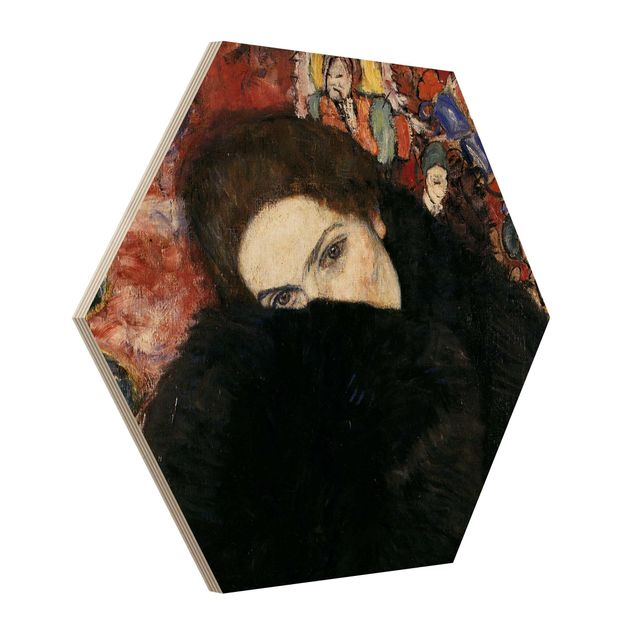 Quadros de Gustav Klimt Gustav Klimt - Lady With A Muff