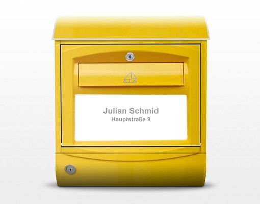 Caixas de correio em amarelo In Switzerland