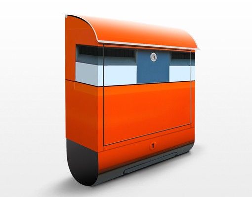 Caixas de correio em laranja In Holland