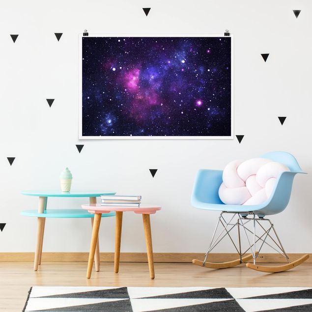 quadros decorativos para sala modernos Galaxy