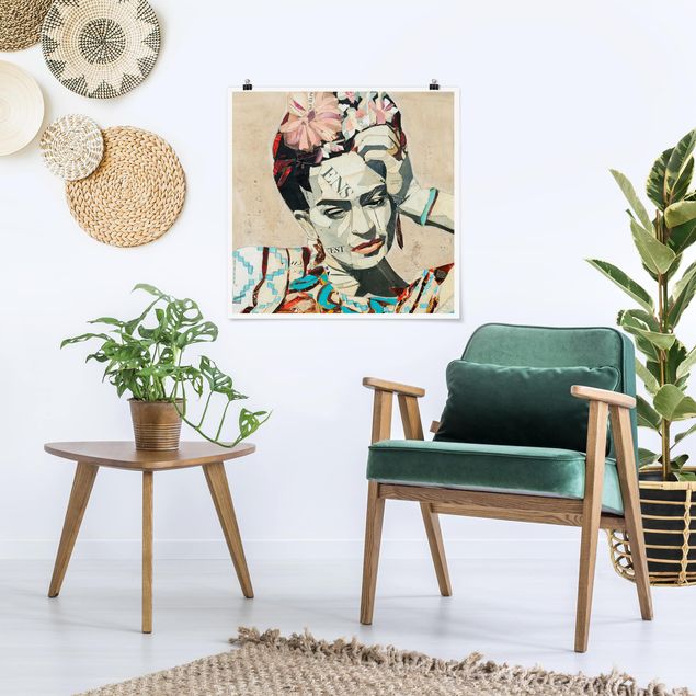 decoraçoes cozinha Frida Kahlo - Collage No.1