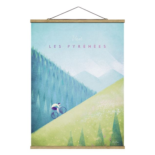 Quadros cidades Travel Poster - The Pyrenees