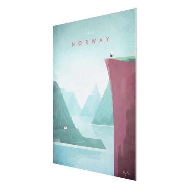 Quadros paisagens Travel Poster - Norway