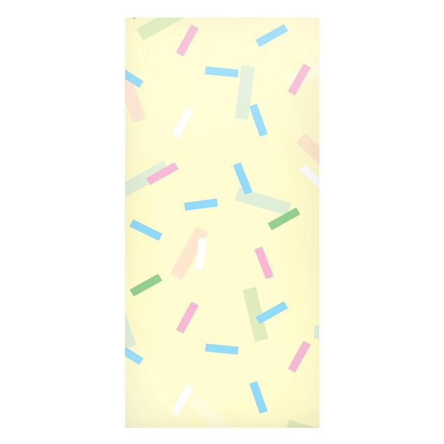 Quadros padrões Colourful Confetti Of Pastel Stripes