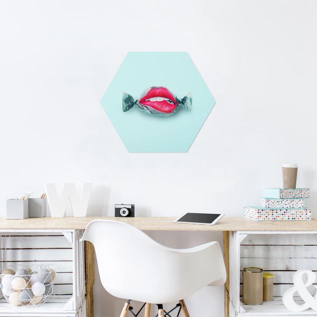 Quadros modernos Candy With Lips