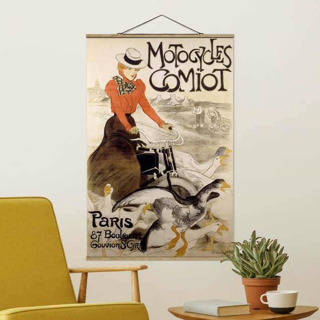 decoraçoes cozinha Théophile Steinlen - Poster For Motor Comiot