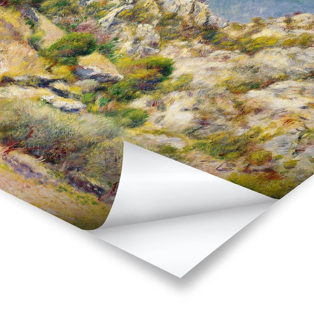 Posters paisagens Auguste Renoir - Rock At Estaque