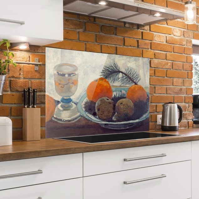 decoraçoes cozinha Paula Modersohn-Becker - Still Life With Frosted Glass Mug