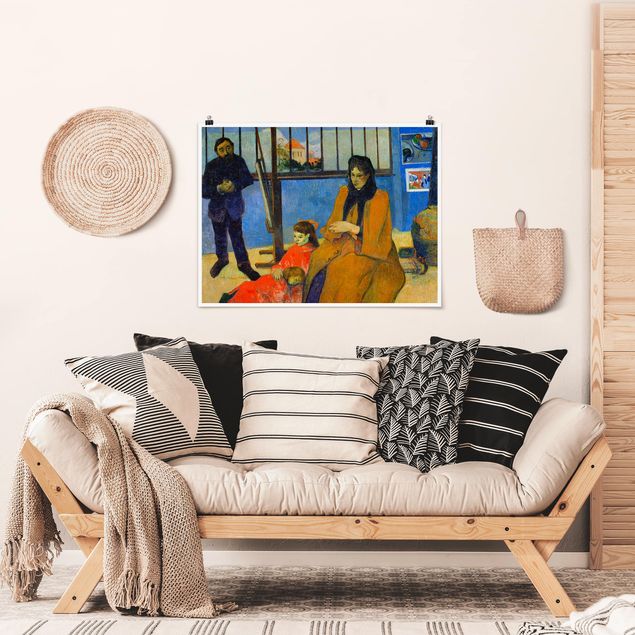 Quadros movimento artístico Impressionismo Paul Gauguin - The Schuffenecker Family
