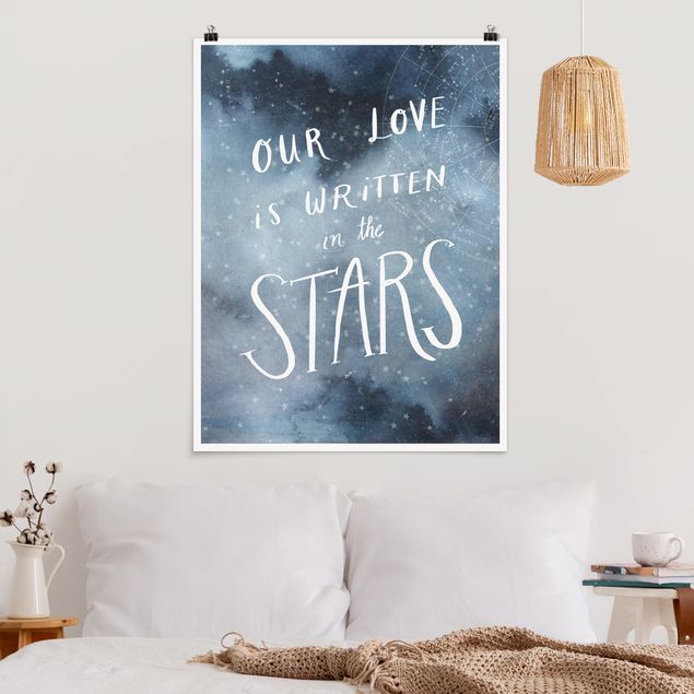 decoraçao para parede de cozinha Heavenly Love - Star