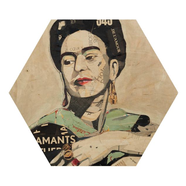 réplicas de quadros famosos Frida Kahlo - Collage No.4