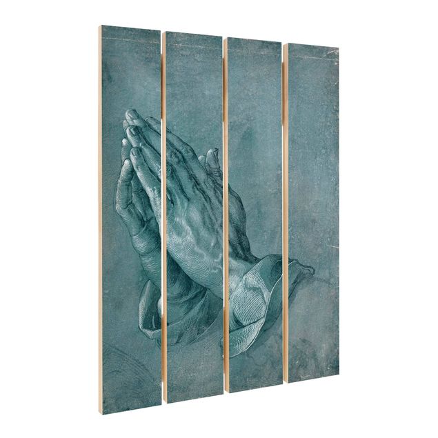 Quadros em madeira Albrecht Dürer - Study Of Praying Hands