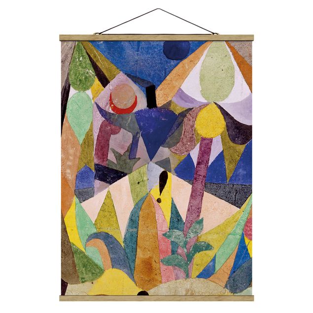 Quadros famosos Paul Klee - Mild tropical Landscape