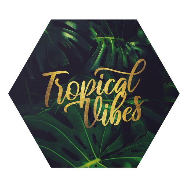 quadro com frases inspiradoras Jungle - Tropical Vibes