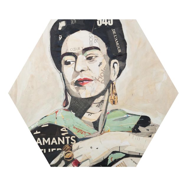 Quadros de Frida Kahlo Frida Kahlo - Collage No.4