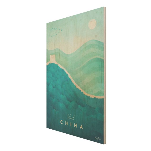 Quadros de Henry Rivers Travel Poster - China