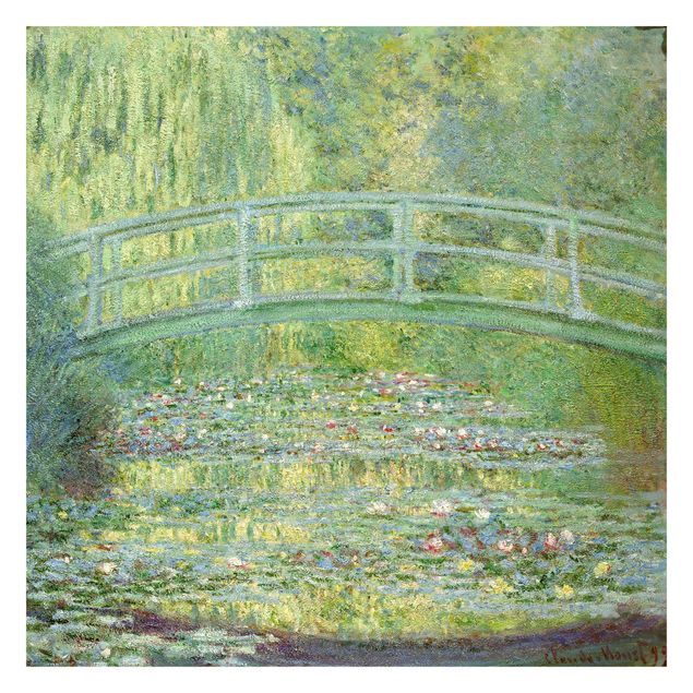 papel de parede moderno Claude Monet - Japanese Bridge