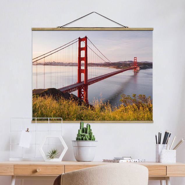 Quadros cidades Golden Gate Bridge In San Francisco