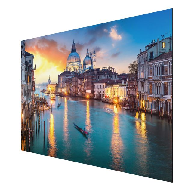 quadro com paisagens Sunset in Venice
