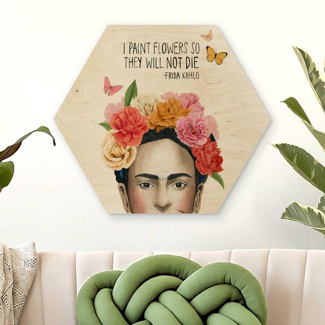 decoraçao para parede de cozinha Frida's Thoughts - Flowers