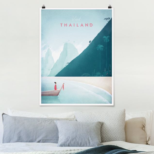 decoraçao para parede de cozinha Travel Poster - Thailand