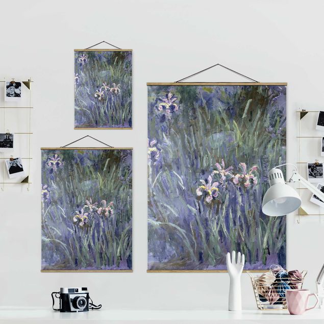 Quadros famosos Claude Monet - Iris