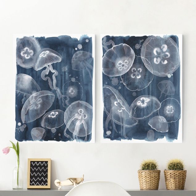 decoraçao cozinha Moon Jellyfish Set I