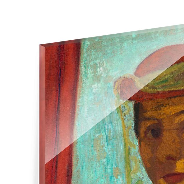 Quadros de Paula Modersohn Becker Paula Modersohn-Becker - Self-Portrait with a Hat and Veil