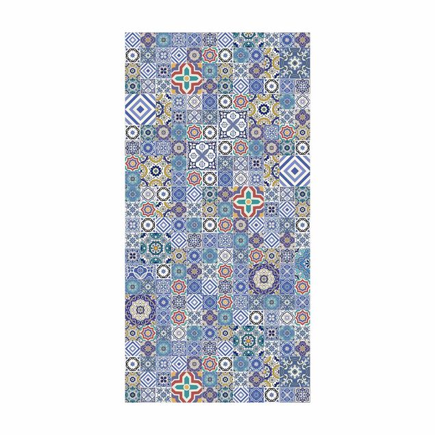 Tapetes imitação azulejos Backsplash - Elaborate Portoguese Tiles