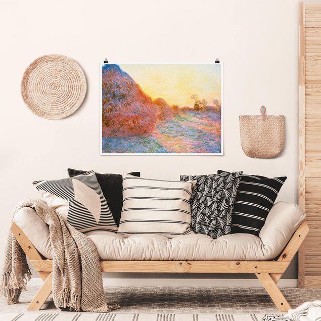Quadros por movimento artístico Claude Monet - Haystack In Sunlight