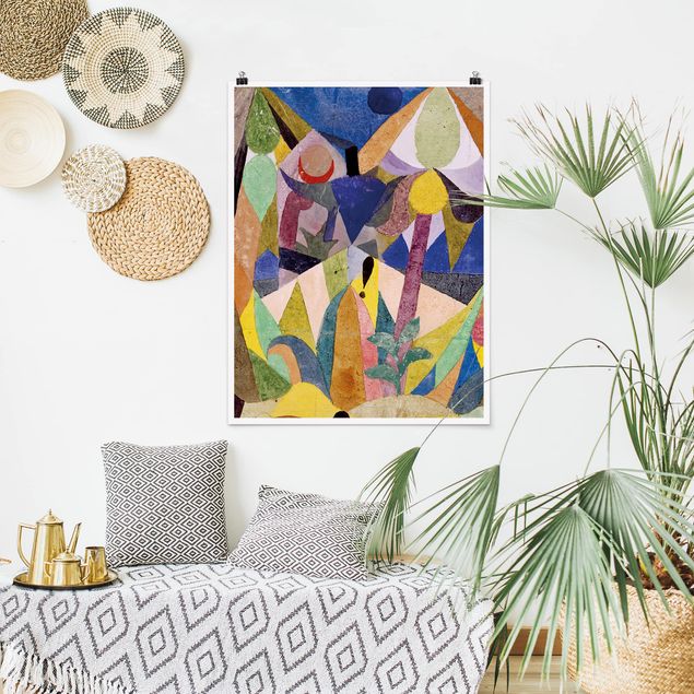 quadro com paisagens Paul Klee - Mild tropical Landscape
