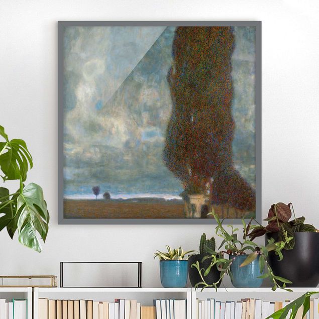 Quadros movimento artístico Art Déco Gustav Klimt - Die große Pappel II