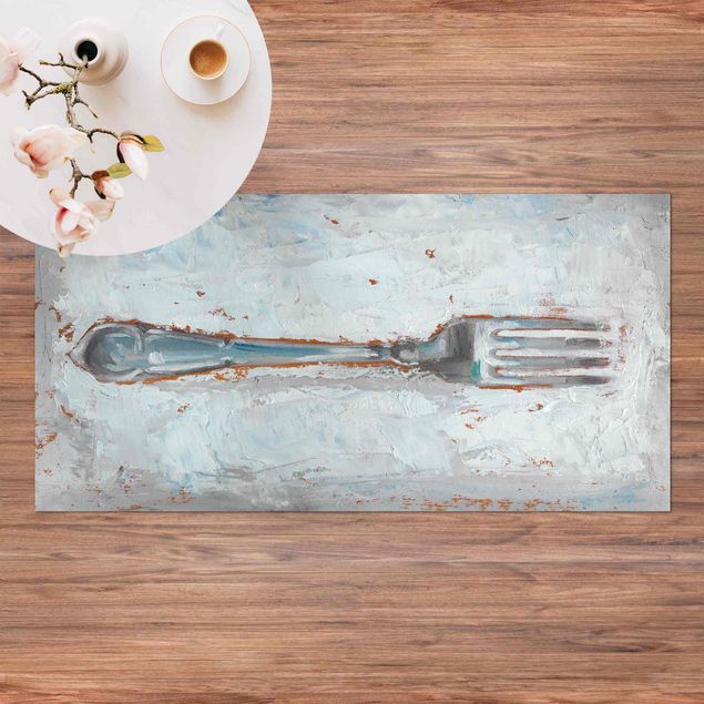 Tapete para varandas Impressionistic Cutlery - Fork