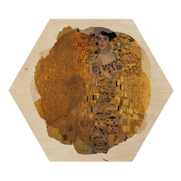 Quadros decorativos WaterColours - Gustav Klimt - Portrait Of Adele Bloch-Bauer I
