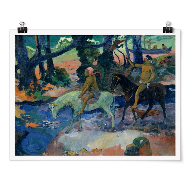 Posters quadros famosos Paul Gauguin - Escape, The Ford