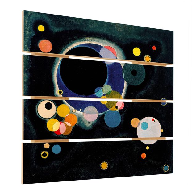 decoração quadros Wassily Kandinsky - Sketch Circles